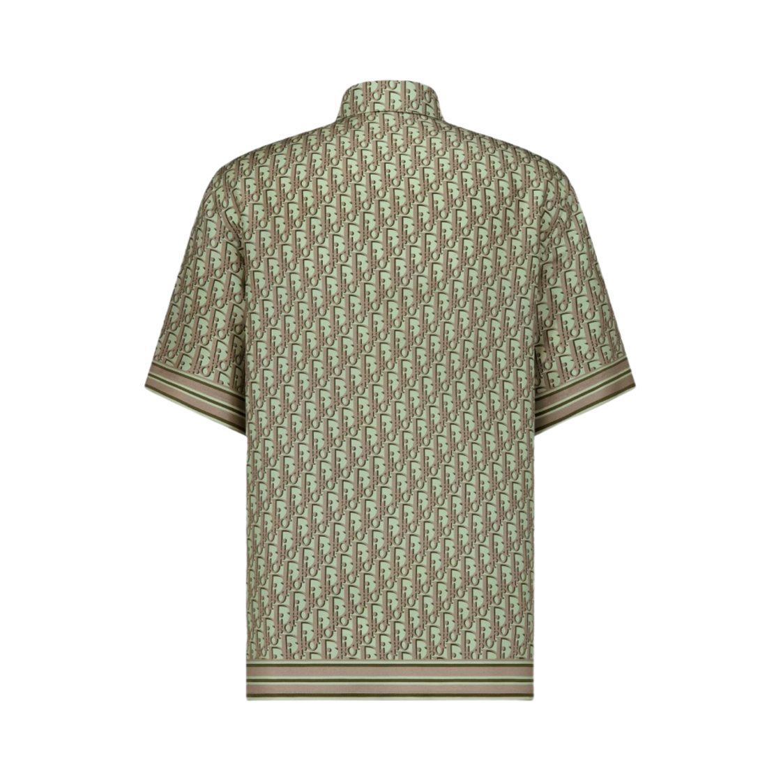 디올 오블리크 숏슬리브 셔츠 실크 트윌 카키(Dior Oblique Short Sleeve Shirt Silk Twill Khaki) - 2