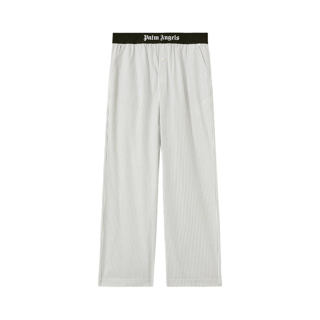 P3PMPA791 Palm Angels Classic LG Stripe Pajama Pant Light Grey