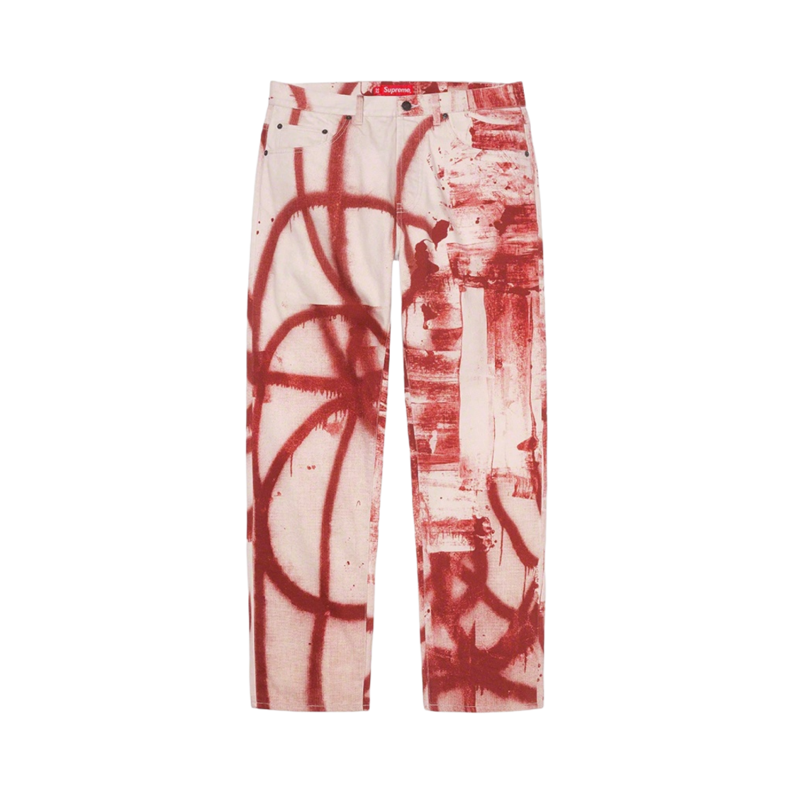 슈프림 크리스토퍼 울 레귤러 진 레드 - 21FW