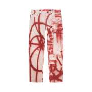 Supreme Christopher Wool Regular Jean Red - 21FW
