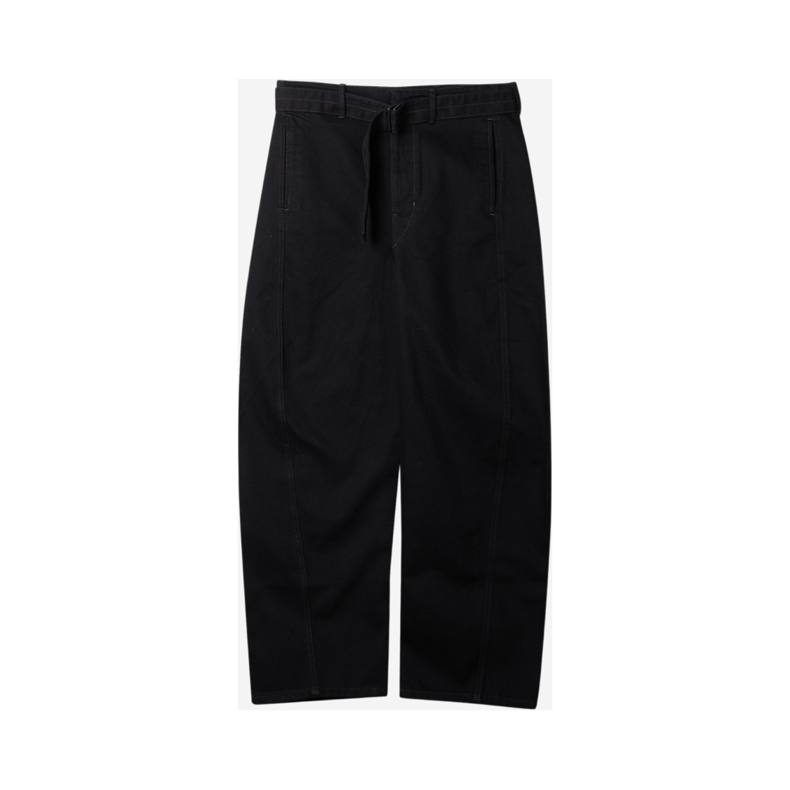 르메르 트위스트 벨트 팬츠 데님 블랙(Lemaire Twisted Belted Pants Denim Black)