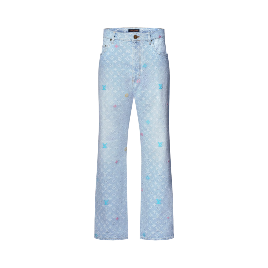 - Louis Vuitton Monogram Denim Pants Indigo
