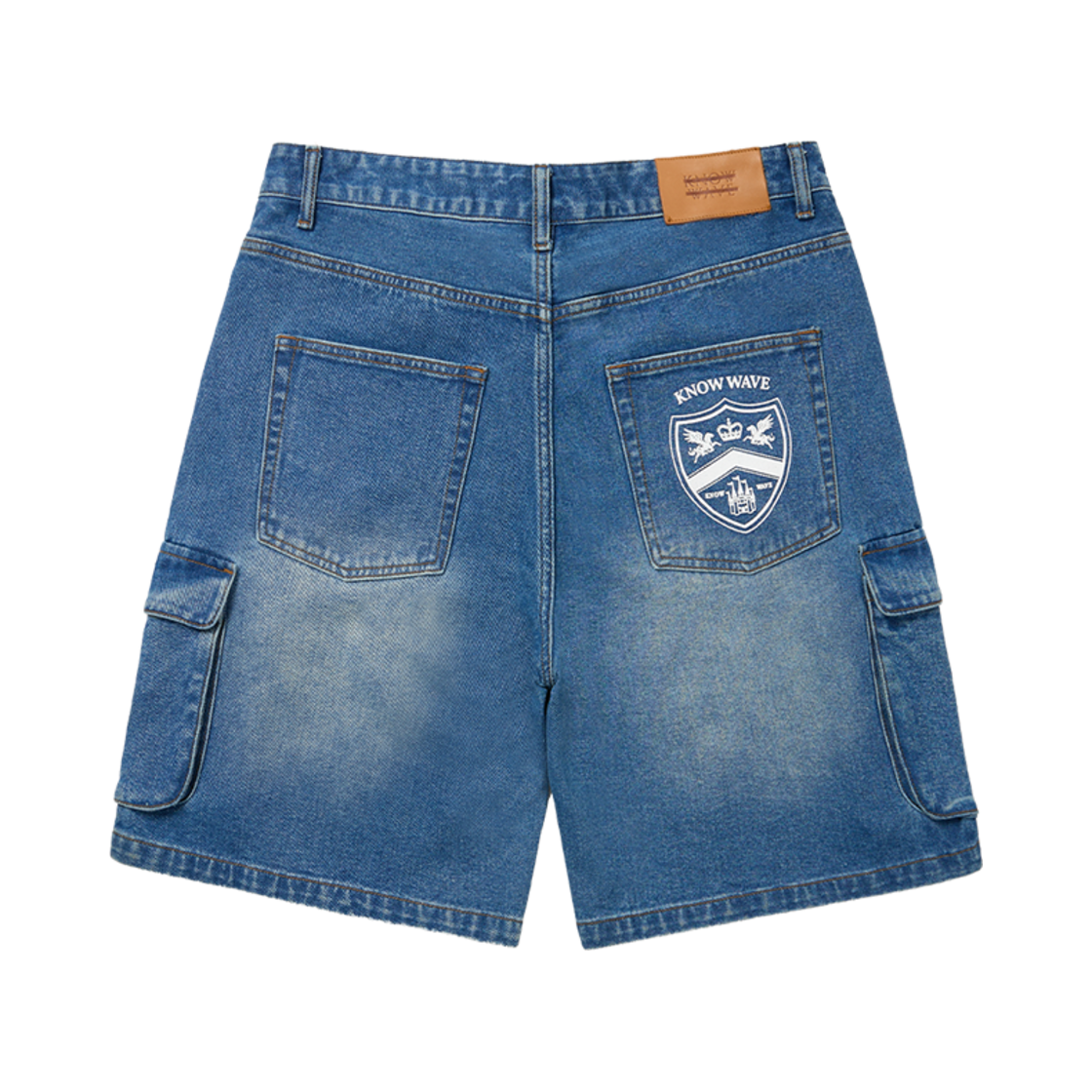 KNB25002BLU Knowwave Cargo Bermuda Pants Blue