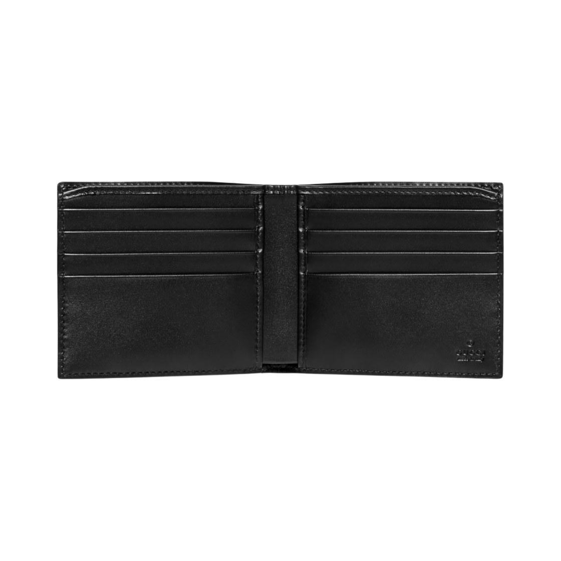 구찌 시그니쳐 웹 지갑 블랙(Gucci Signature Web Wallet Black) - 2