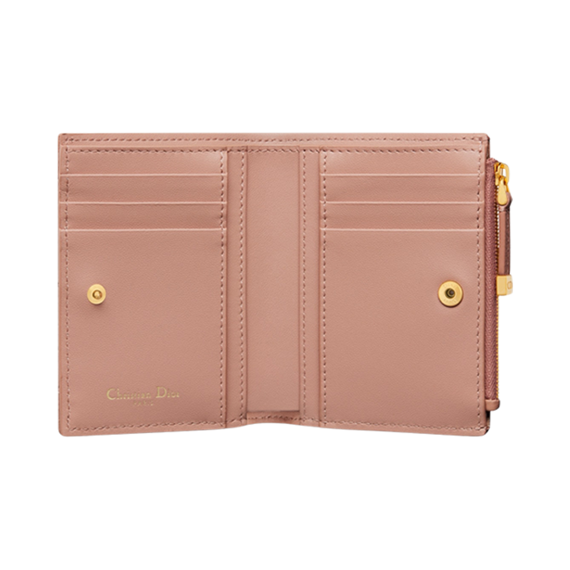 디올 카로 달리아 지갑 로즈 벤트 서플(Dior Caro Dahlia Wallet Roses Vents Supple) - 3