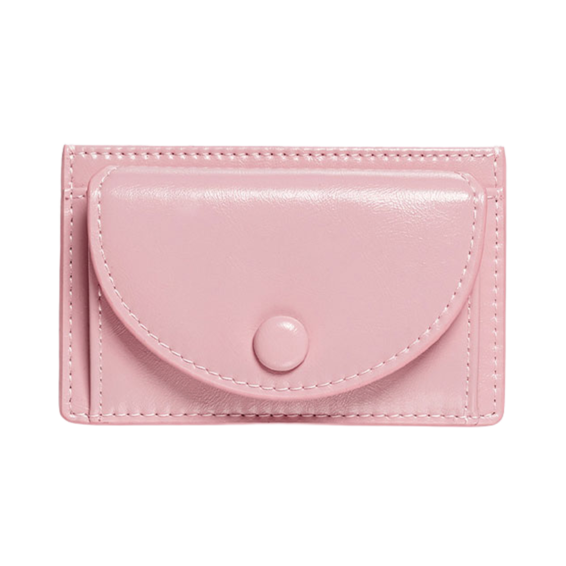 L08A1170489 Lemasque Dot Slim Pocket Mini Coin Transportation Card Wallet Baby Pink