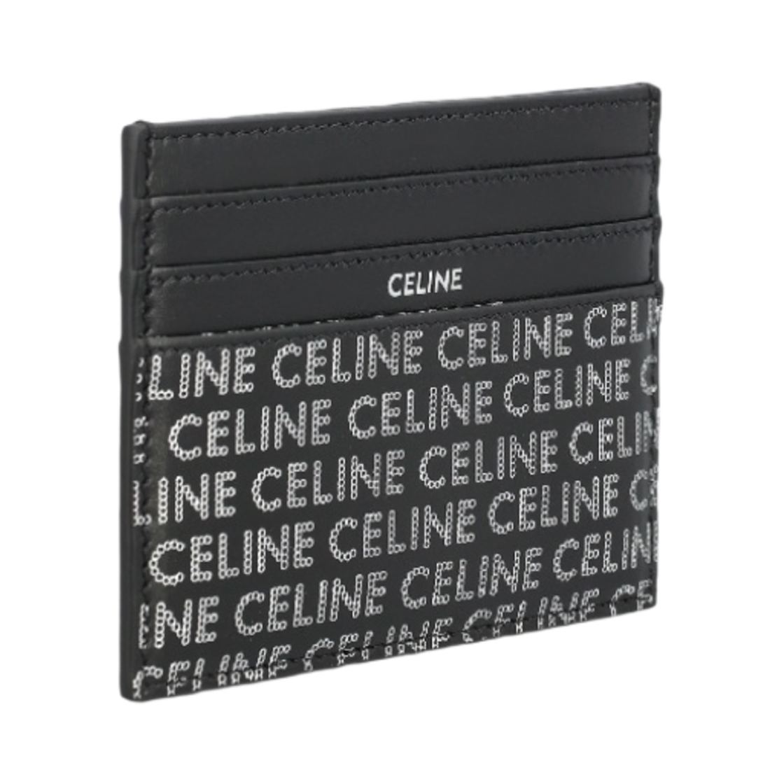 셀린느 셀린느 올오버 카프스킨 라지 카드 홀더 블랙(Celine Large Card Holder with Celine All Over and Calfskin Black) - 2