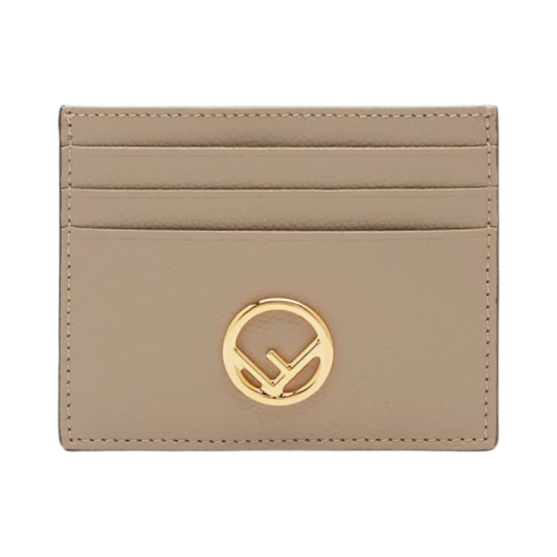 펜디 플랫 레더 카드 홀더 베이지(Fendi Flat Leather Card Holder Beige) - 1