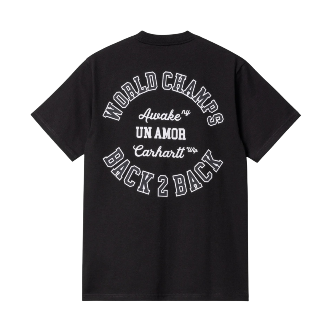 칼하트 WIP x 어웨이크 NY 포켓 티셔츠 블랙(Carhartt WIP x Awake NY Pocket T-Shirt Black)