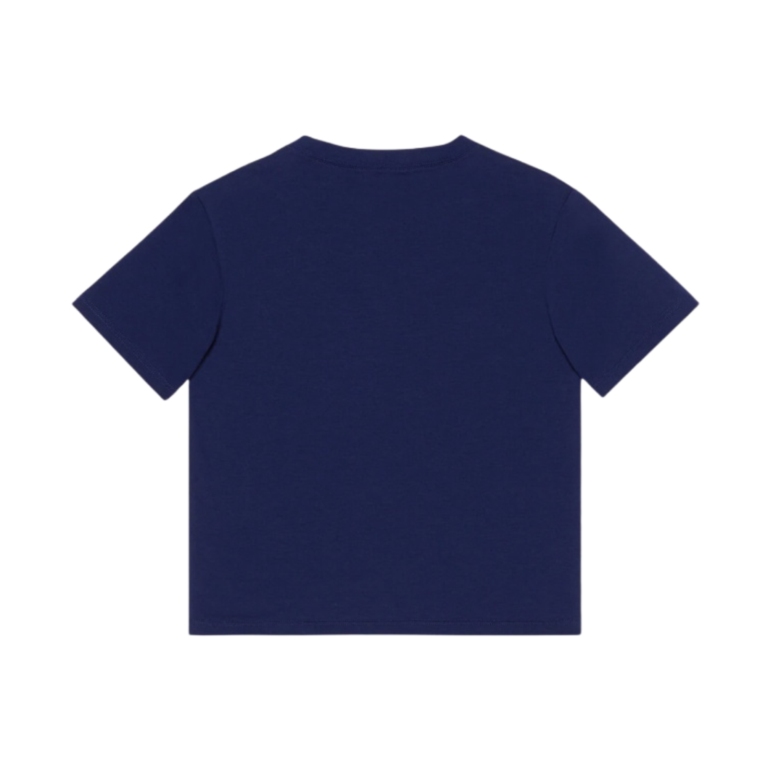 (키즈) 구찌 코튼 로고 프린트 티셔츠 블루((Kids) Gucci Cotton Logo Print T-Shirt Blue) - 2