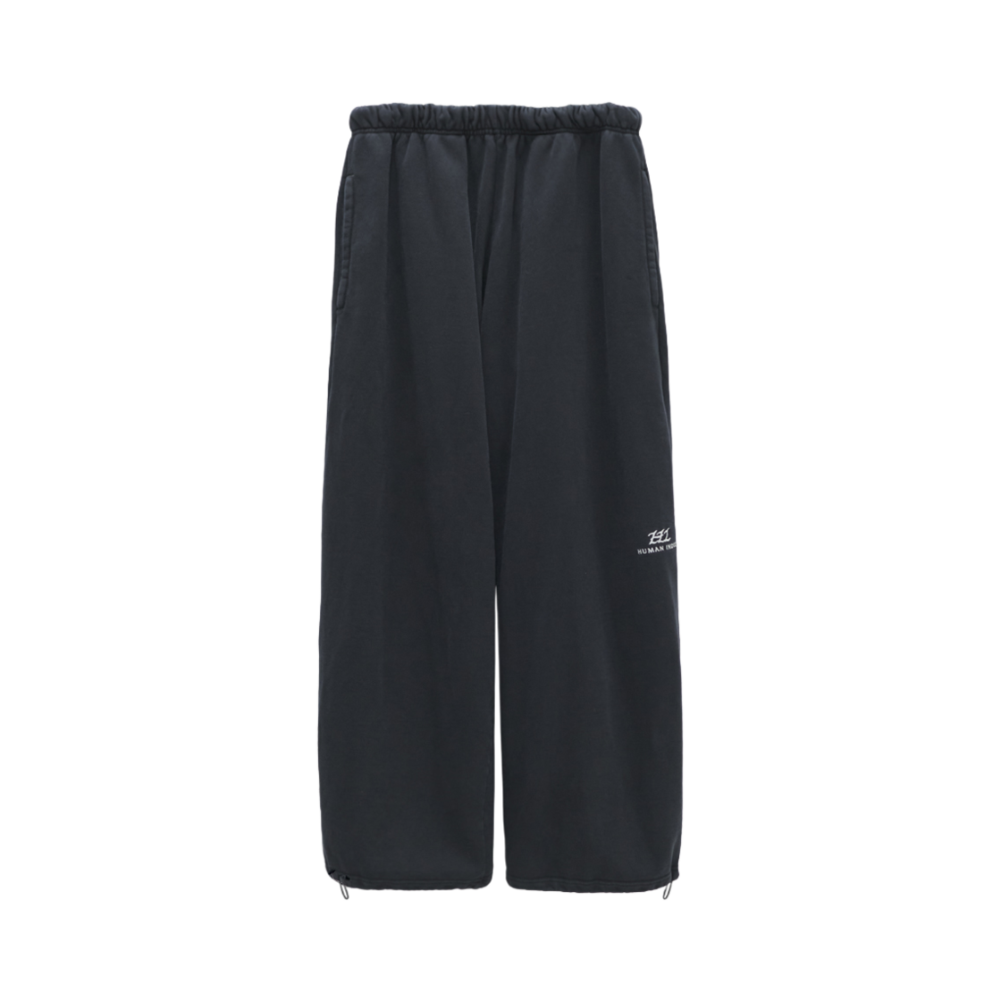 HM4EPT1001BI Polyteru Human Index Index Sweatpants 002 Black Ink