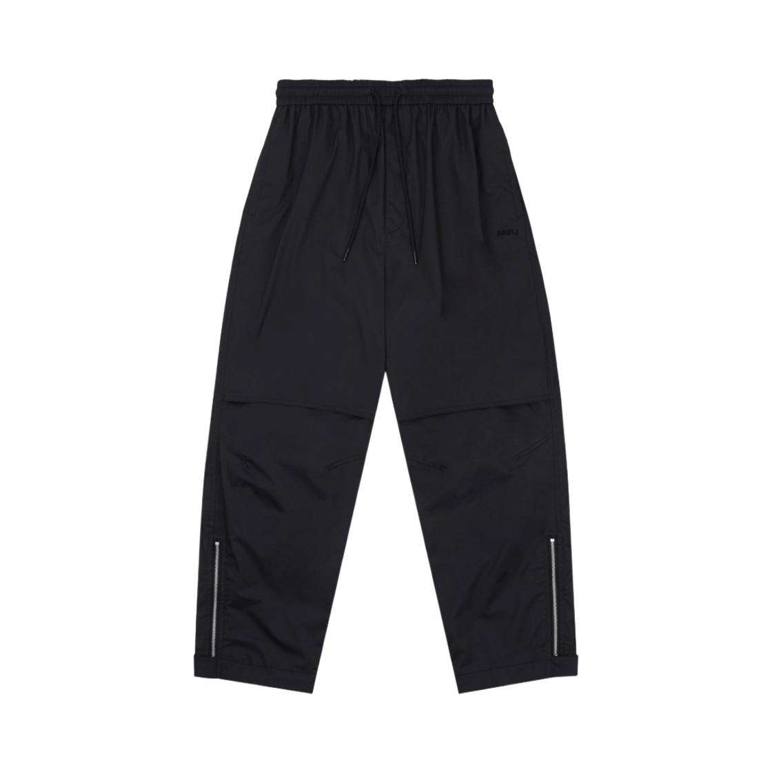 준지 로우 크러치 스트링 와이드 팬츠 블랙(Juun.J Low Crotch String Wide Pants Black)