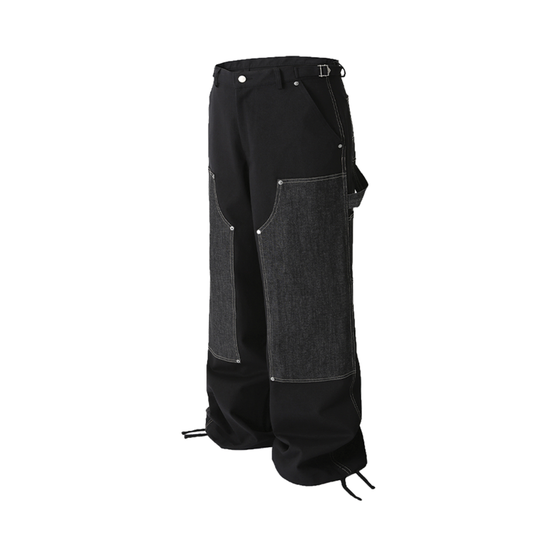 RR4WLP01BK ROARINGRAD Double Knee Carpenter Pants Black