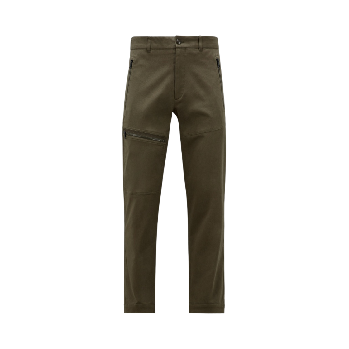 몽클레르 코튼 트라우저 다크 그린 - 23FW(Moncler Cotton Trousers Dark Green - 23FW) - 1