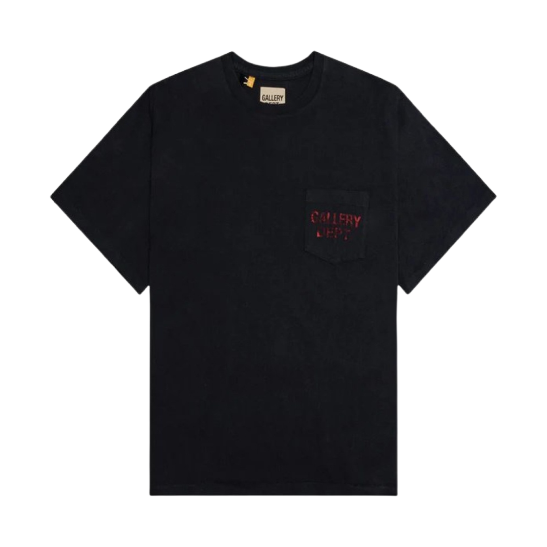 갤러리 디파트먼트 로고 포켓 티셔츠 블랙(Gallery Dept. Logo Pocket T-Shirt Black)