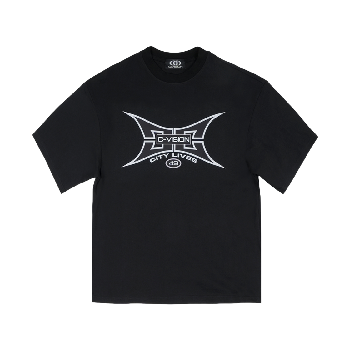 씨비전 바이 씨에스씨 씨티 리브 49 티셔츠 블랙(Civision by CSC City Lives 49 T-Shirt Black)