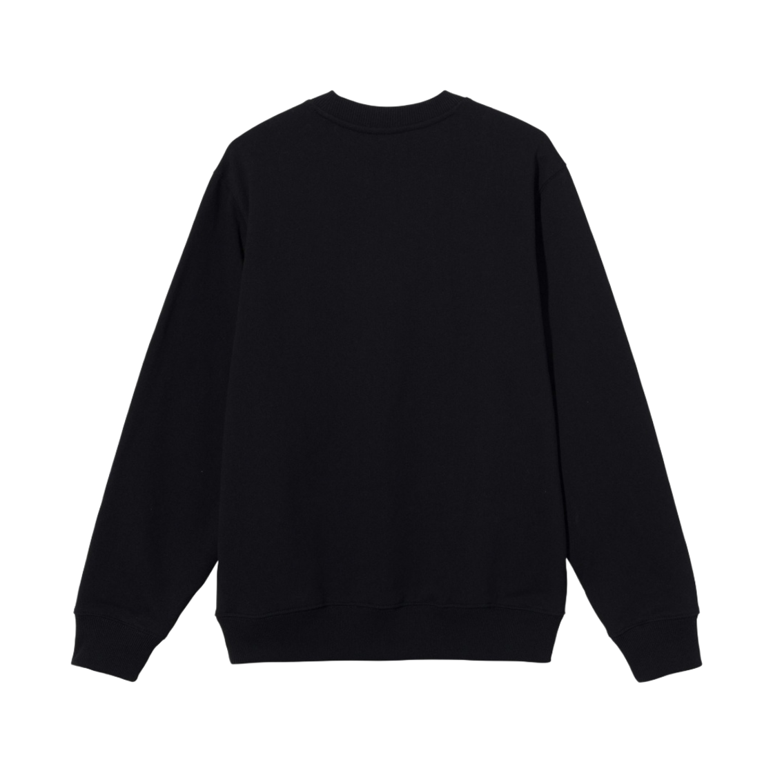스투시 스탁 자수 크루넥 블랙(Stussy Stock Embroidered Crew Black) - 2