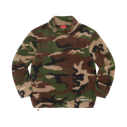 Supreme Polartec Mock Neck Pullover Woodland Camo - 22FW