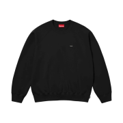 Supreme Small Box Raglan Crewneck Black - 24SS