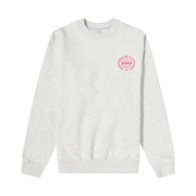 Sporty & Rich Prince Crest Crewneck Heather Grey