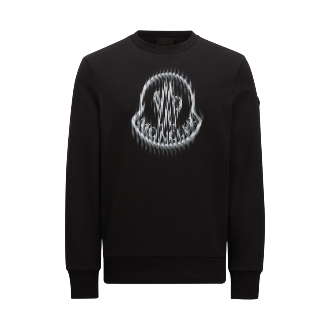 K1-091-8G00007-809KR-999 Moncler Blurred Logo Sweatshirt Black - 25SS