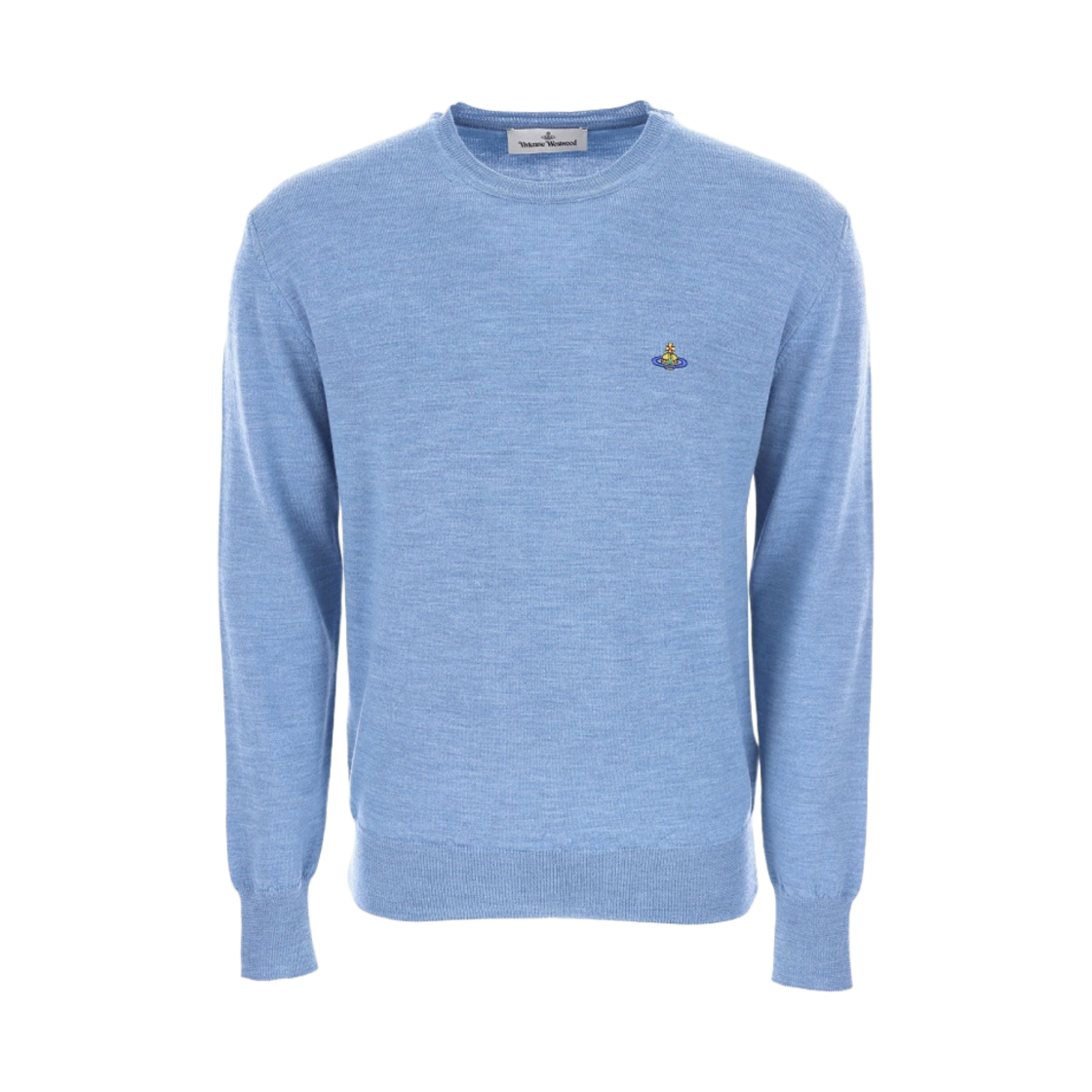 비비안 웨스트우드 라운드 넥 니트 페일 블루(Vivienne Westwood Round Neck Knit Pale Blue) - 1