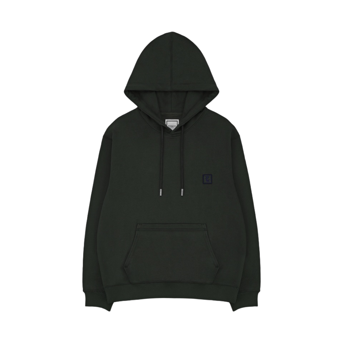 우영미 로고 자수 후드 그레이 - 에센스 한정(Wooyoungmi Logo Embroidered Hoodie Grey - Ssense Exclusive) - 1