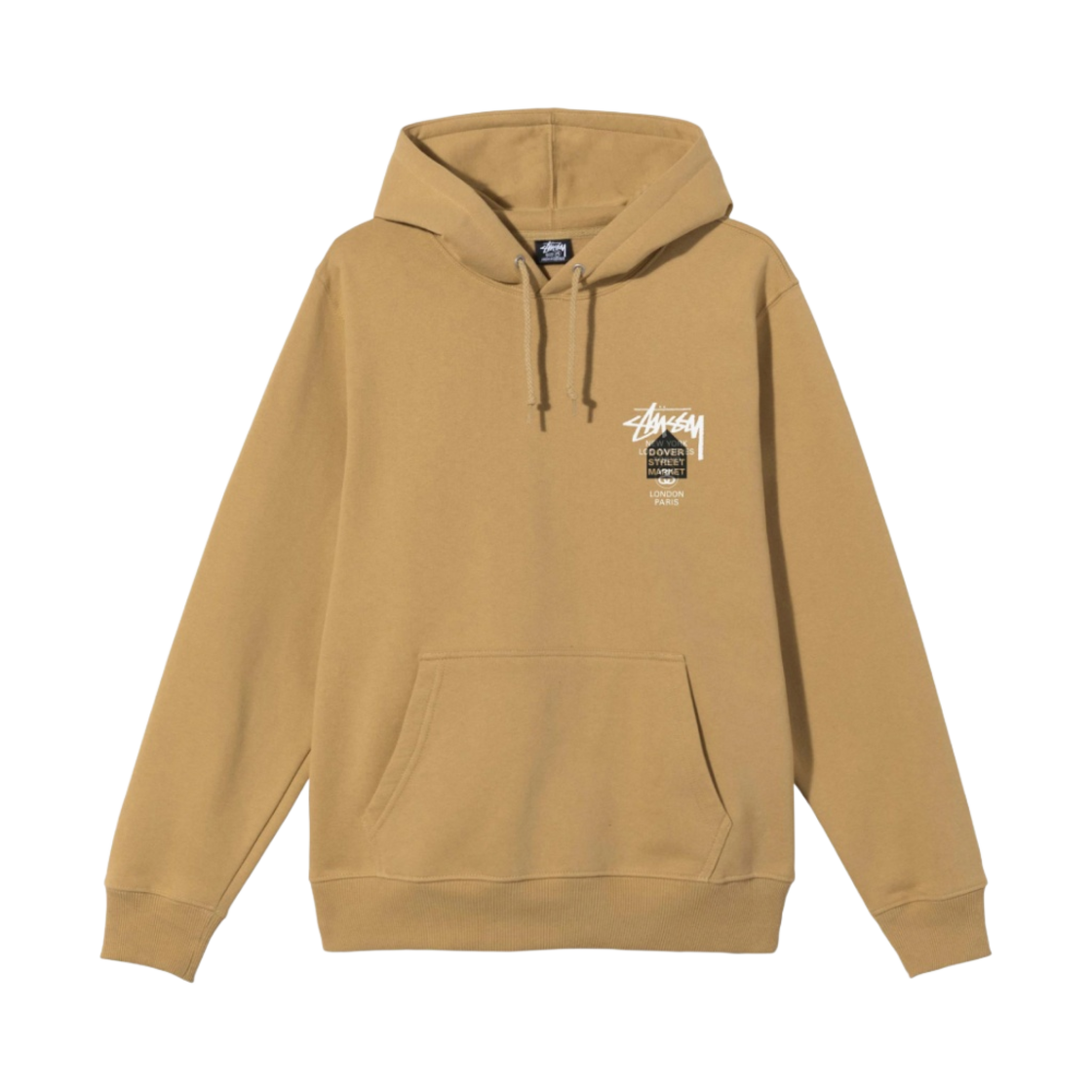 스투시 도버 스트리트 마켓 월드투어 후드 카키 2021(Stussy DSM World Tour Hoodie Khaki 2021) - 1
