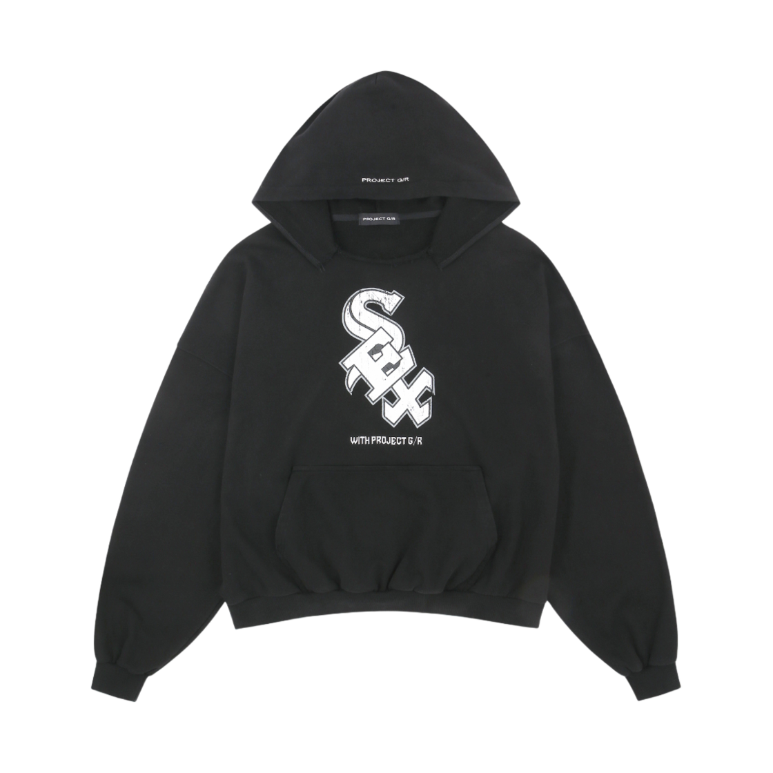 프로젝트지알 Sxx 패러디 후디 블랙(Project G/R Sxx Parody Hoodie Black)