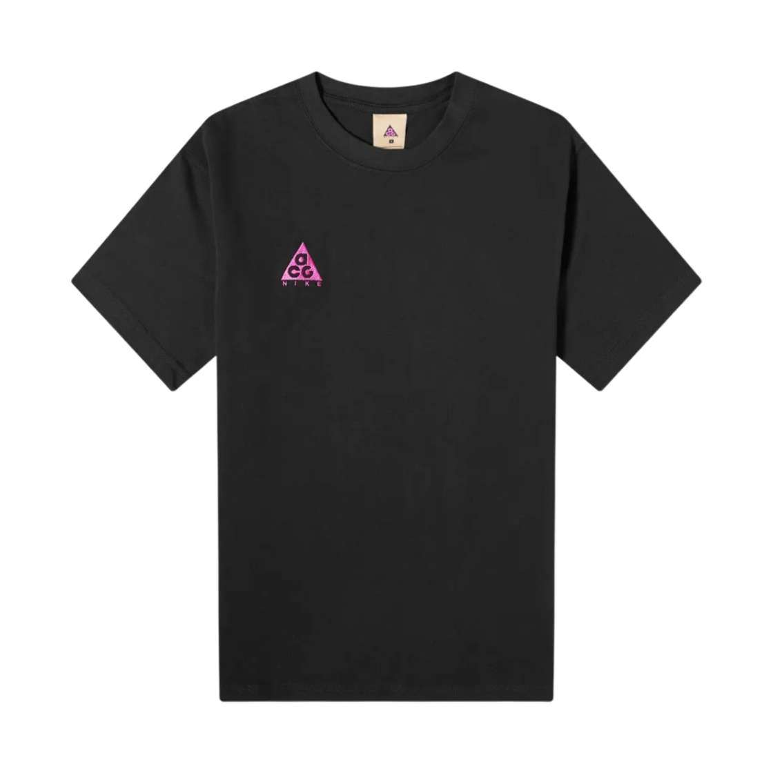 나이키 ACG 로고 티셔츠 블랙 액티브 푸시아 - US/EU