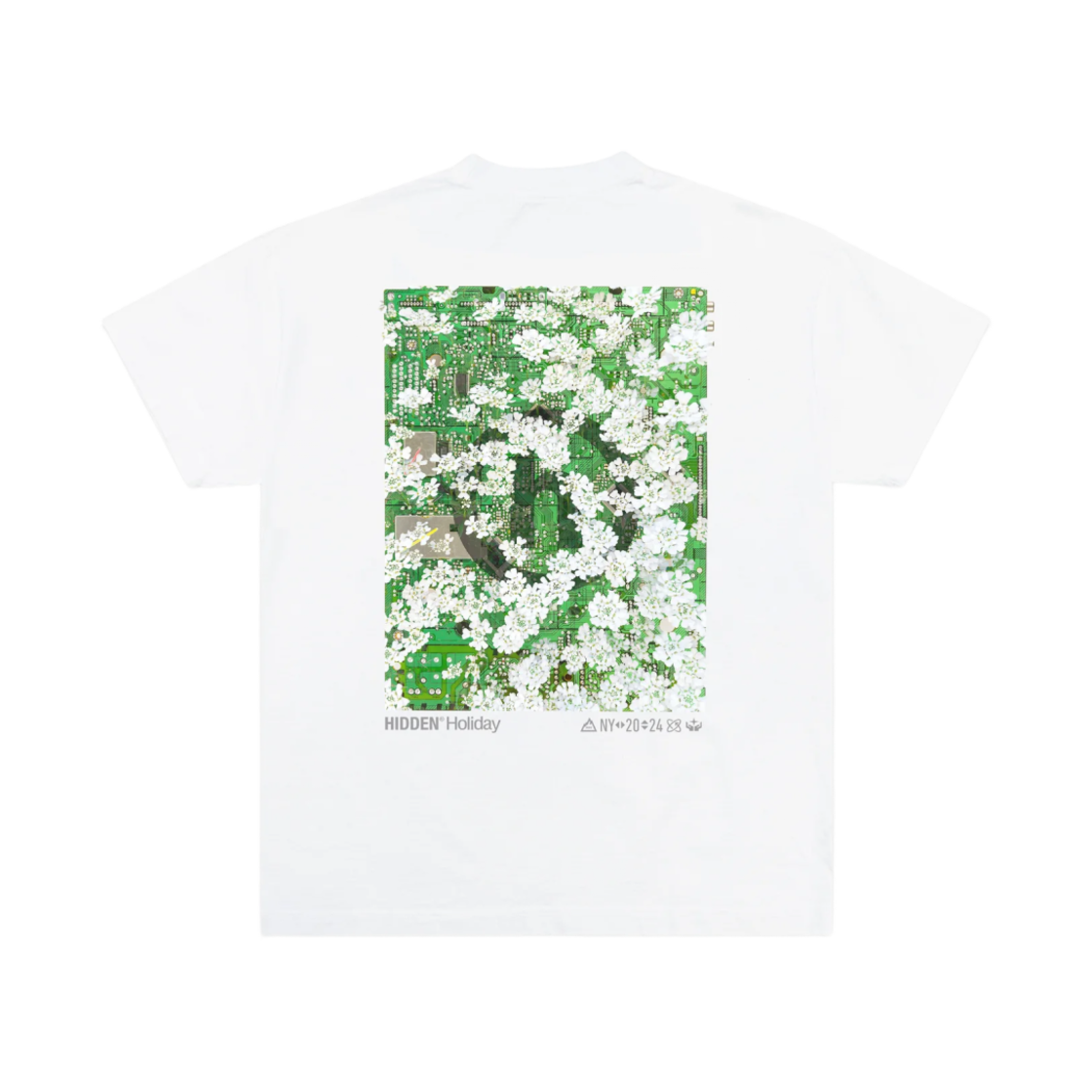 히든 NY 히든 홀리데이 티셔츠 화이트(Hidden NY Hidden Holiday T-Shirt White)