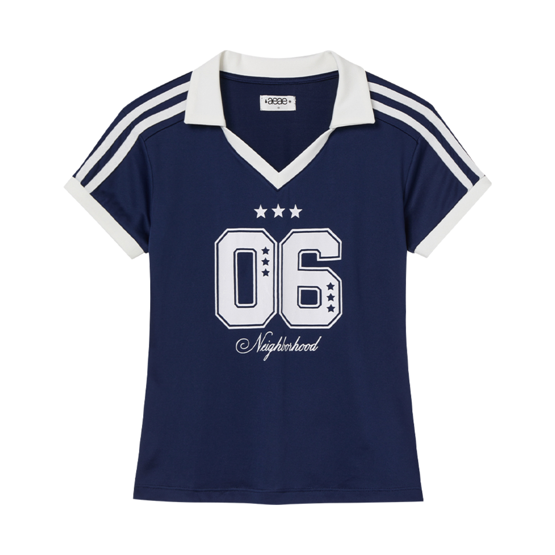 에이이에이이 칼라 져지 네이비(AEAE Collar Jersey Navy)