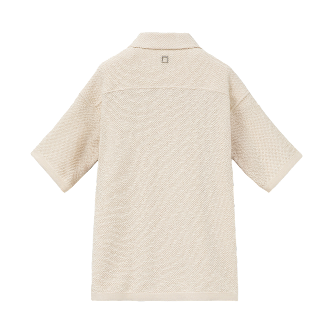 우영미 테리 숏슬리브 셔츠 아이보리 - 25SS(Wooyoungmi Terry Short Sleeve Shirt Ivory - 25SS) - 2