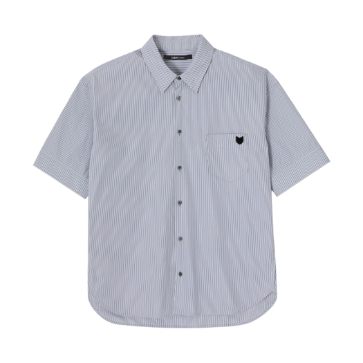 SH3SH882GY Songzio Zzero Mono Panther Half Shirt Grey