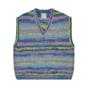 Wooyoungmi Multicolor Knit Vest Blue - 22FW