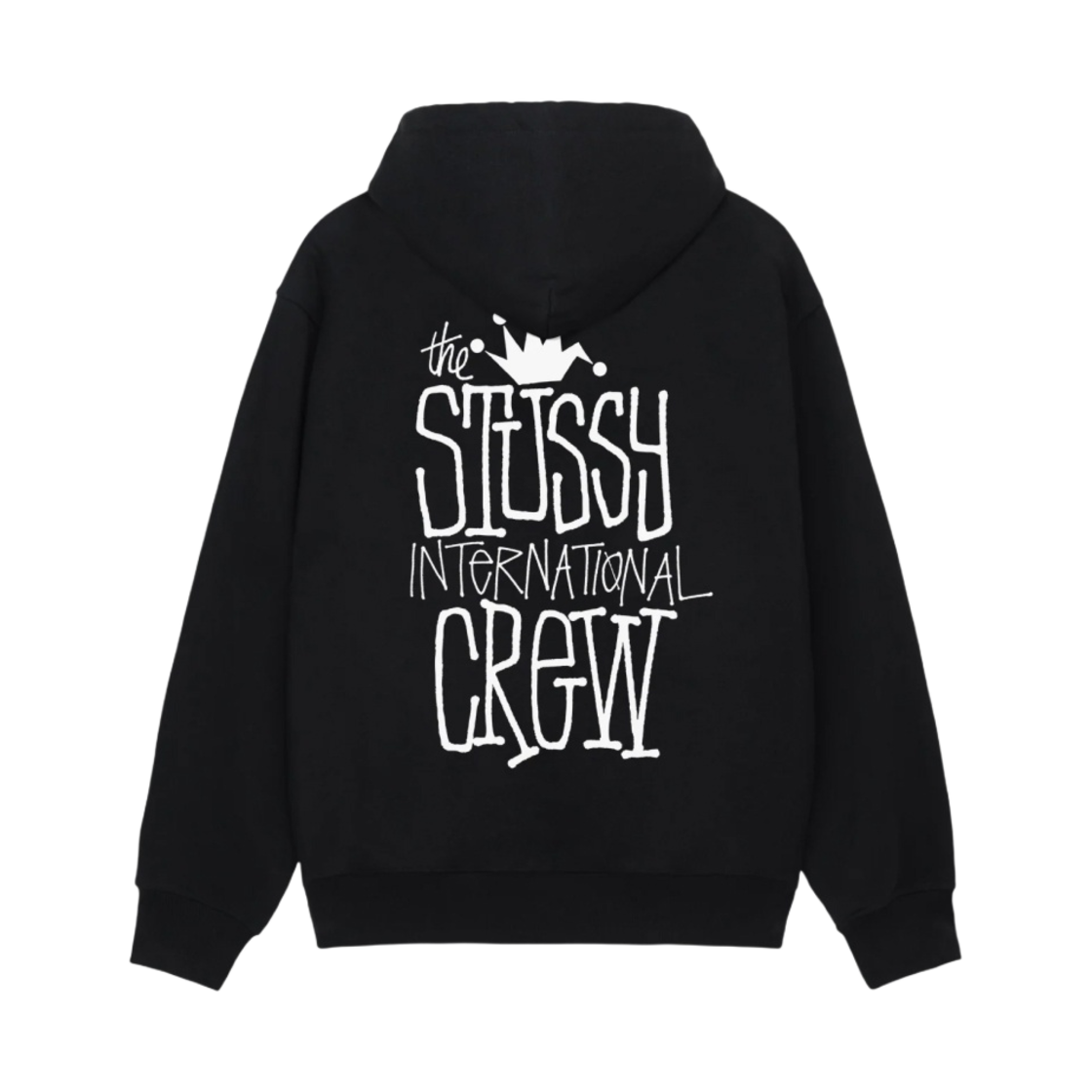 스투시 크라운 인터내셔널 후드 블랙(Stussy Crown International Hoodie Black) - 1