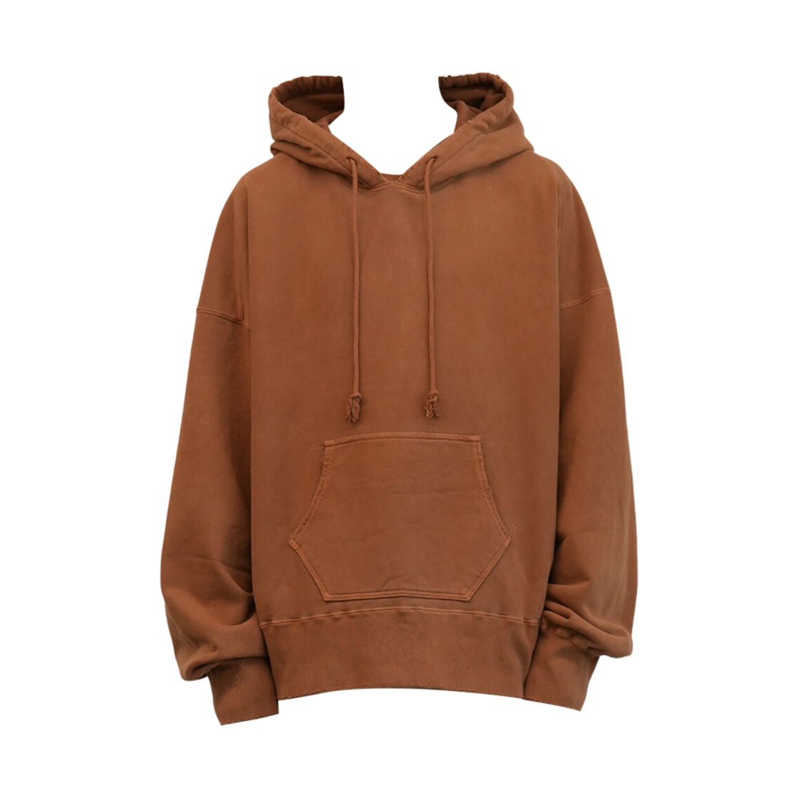 ANC-CT69-A Ancellm Dyed Damage Hoodie Terracotta