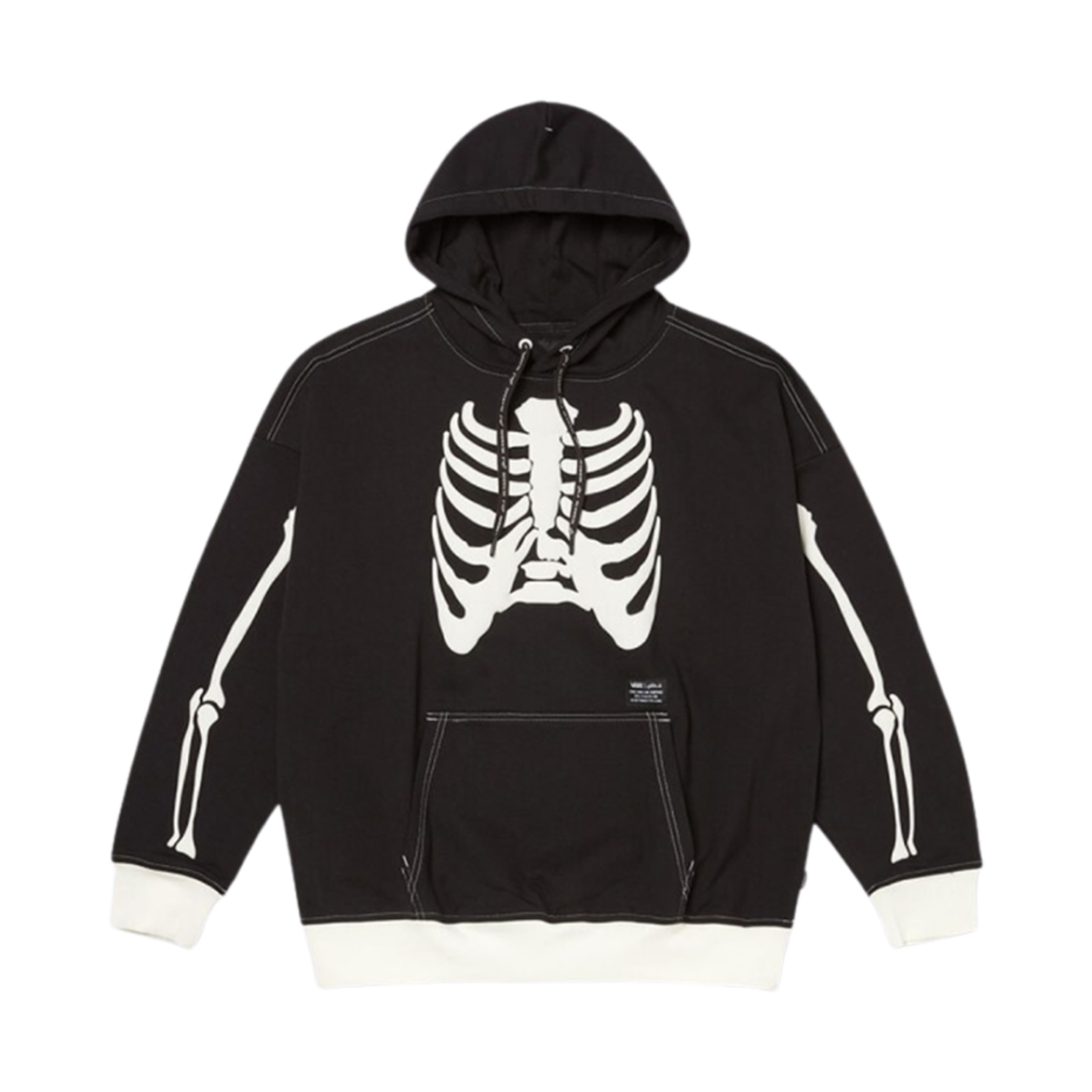 반스 x 마크 사보타지 스켈레톤 GFX 후드 블랙(Vans x Mark SBTG Skelleton GFX Hoodie Black)