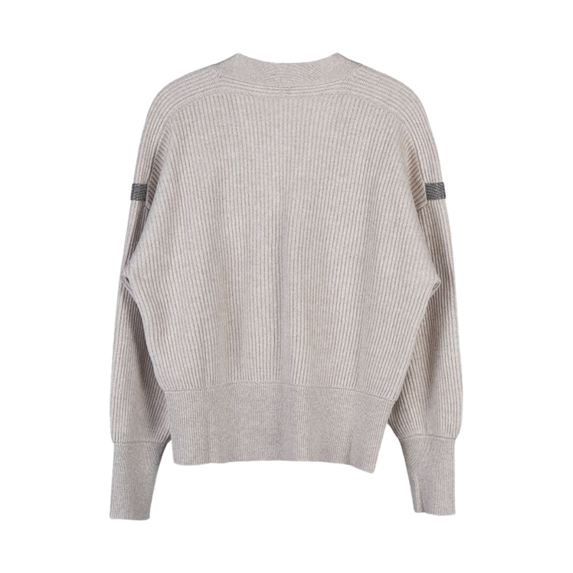 (W) 브루넬로 쿠치넬리 캐시미어 가디건 베이지((W) Brunello Cucinelli Cashmere Cardigan Beige) - 2