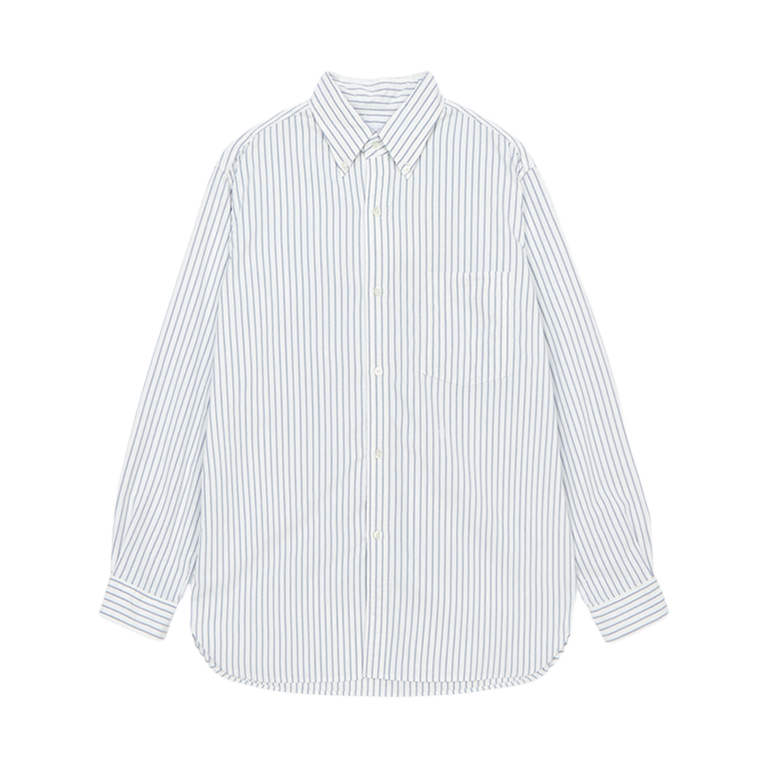 S25SG09 Nanamica Stripe Shirt White