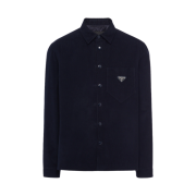 Prada Corduroy Shirt Blue