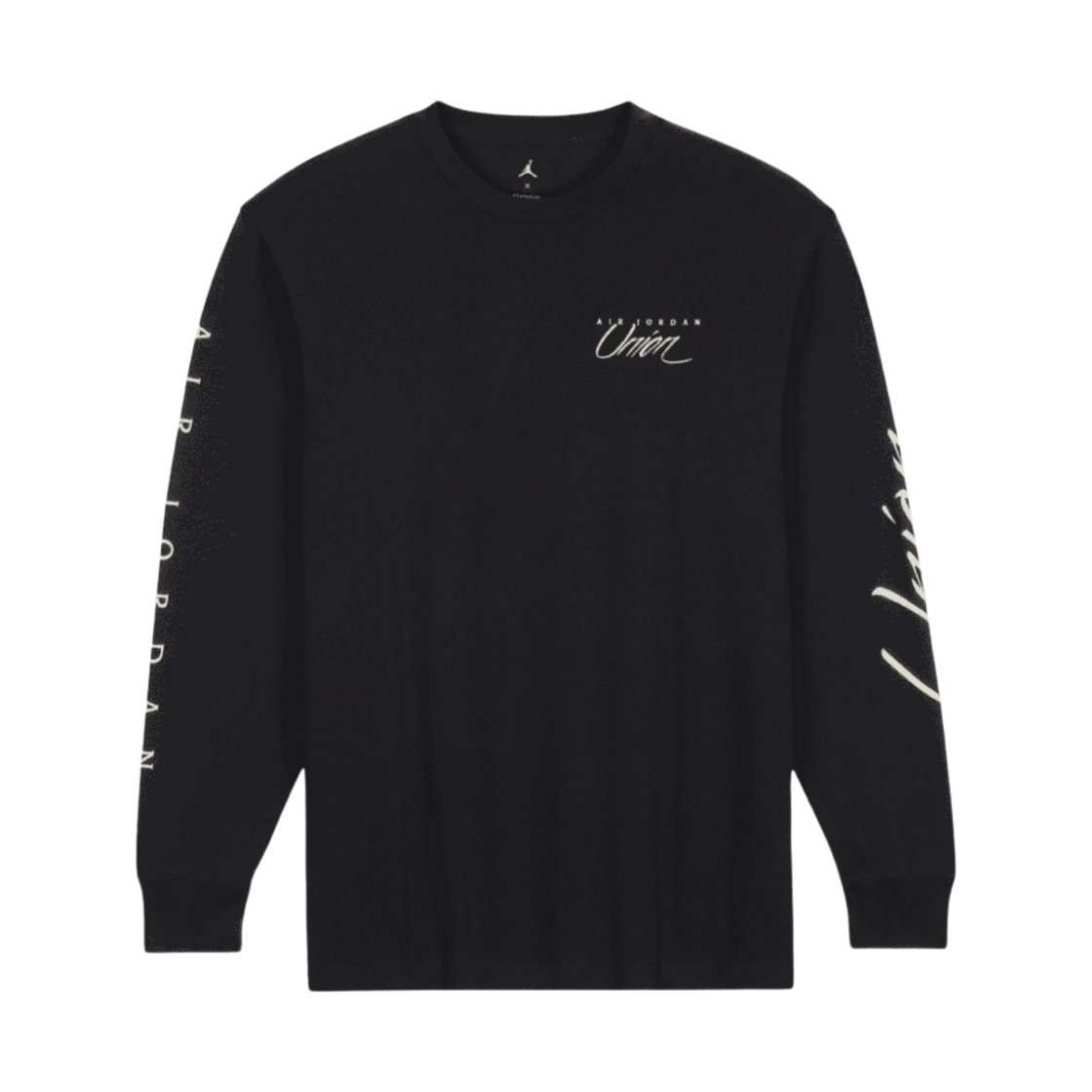 조던 x 유니온 롱슬리브 티셔츠 블랙 - 아시아(Jordan x Union Long Sleeve T-Shirt Black - Asia)