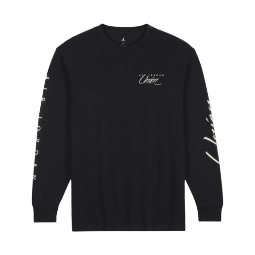 Jordan x Union Long Sleeve T-Shirt Black - Asia