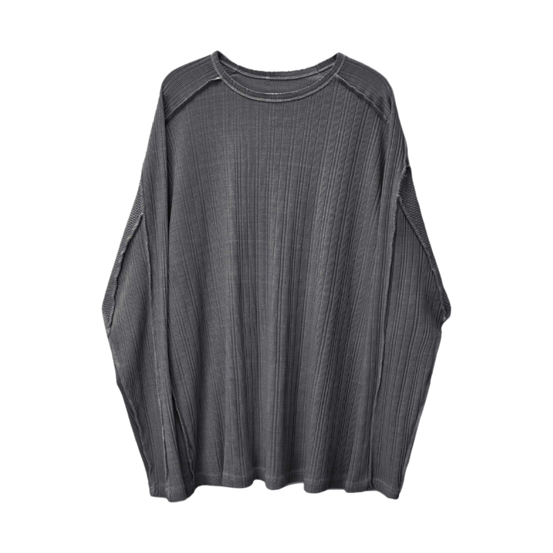 이그노타 코어:8 워시드 롱 슬리브 티셔츠 차콜