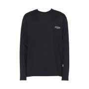 Wooyoungmi Cotton Back Logo Long Sleeve T-shirt Black - 21FW