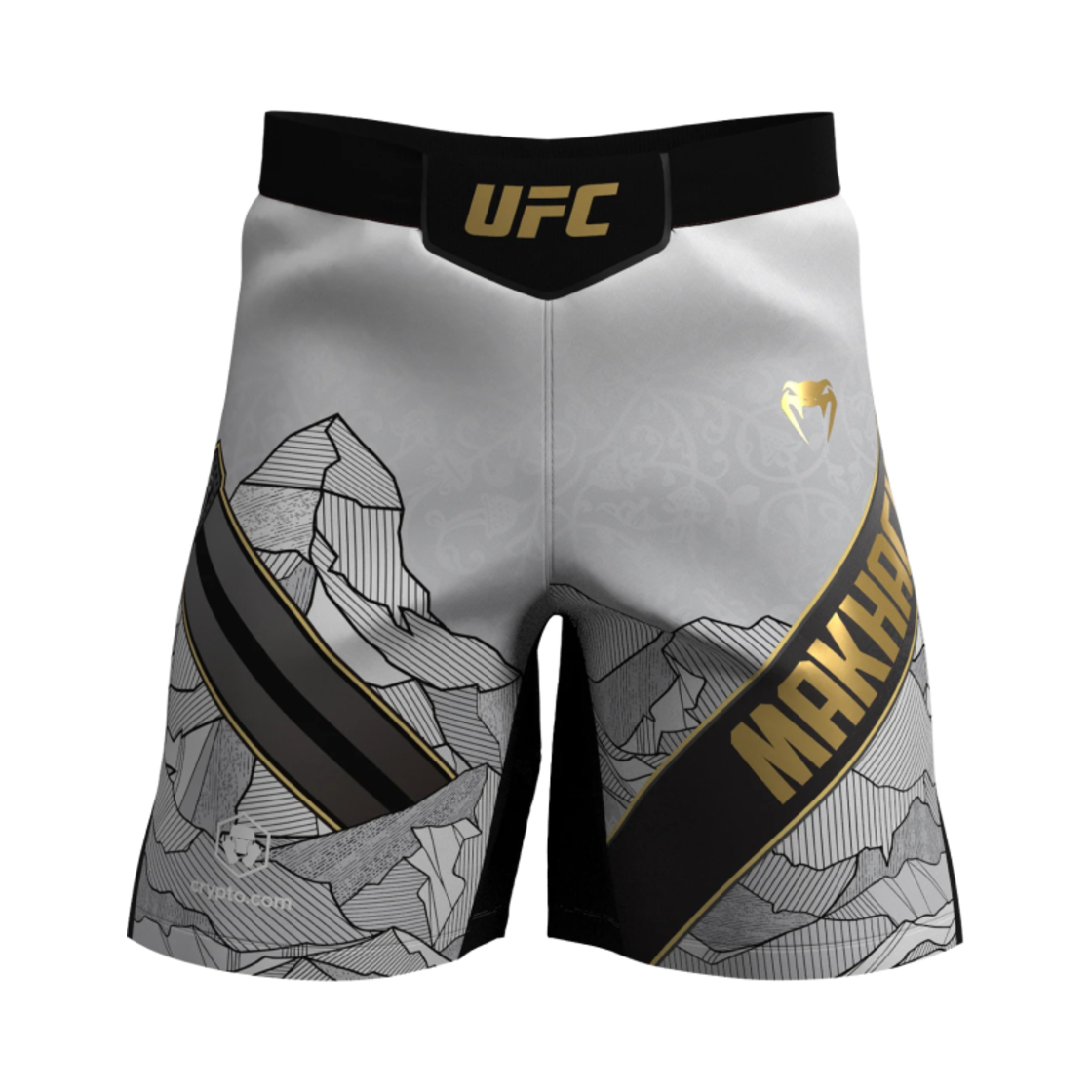 베넘 UFC 언라이벌 이슬람 마카체프 파이트 쇼츠 롱 핏 화이트(Venum UFC Unrivaled Islam Makhachev Long Fit Fight Shorts White)