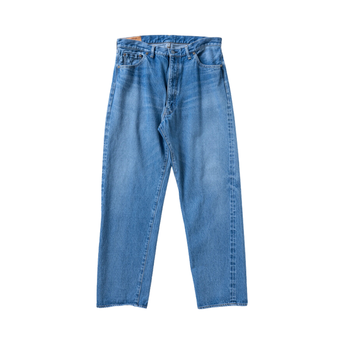 KSBS101DZ Kaptain Sunshine 5Pkt Zipper Front Denim Pants Indigo Vintage Wash