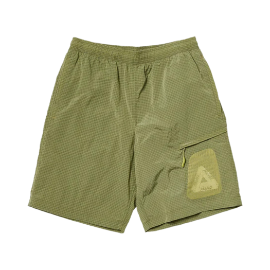 Palace Y-Ripstop Shell Shorts Lime - 23SS