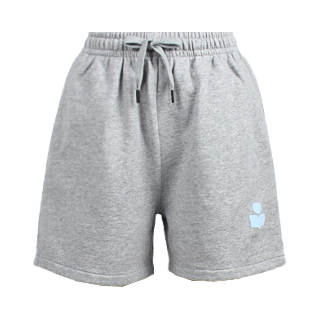 SH0060FA-A1M07E-GYIB (W) Isabel Marant Etoile Mirana Sweatshorts Grey Ice Blue - 24FW