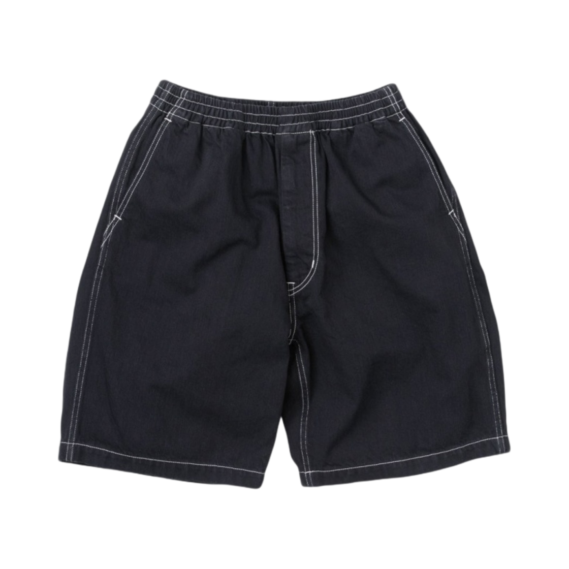 GM221-40079B Graphpaper Denim Baggy Shorts Black